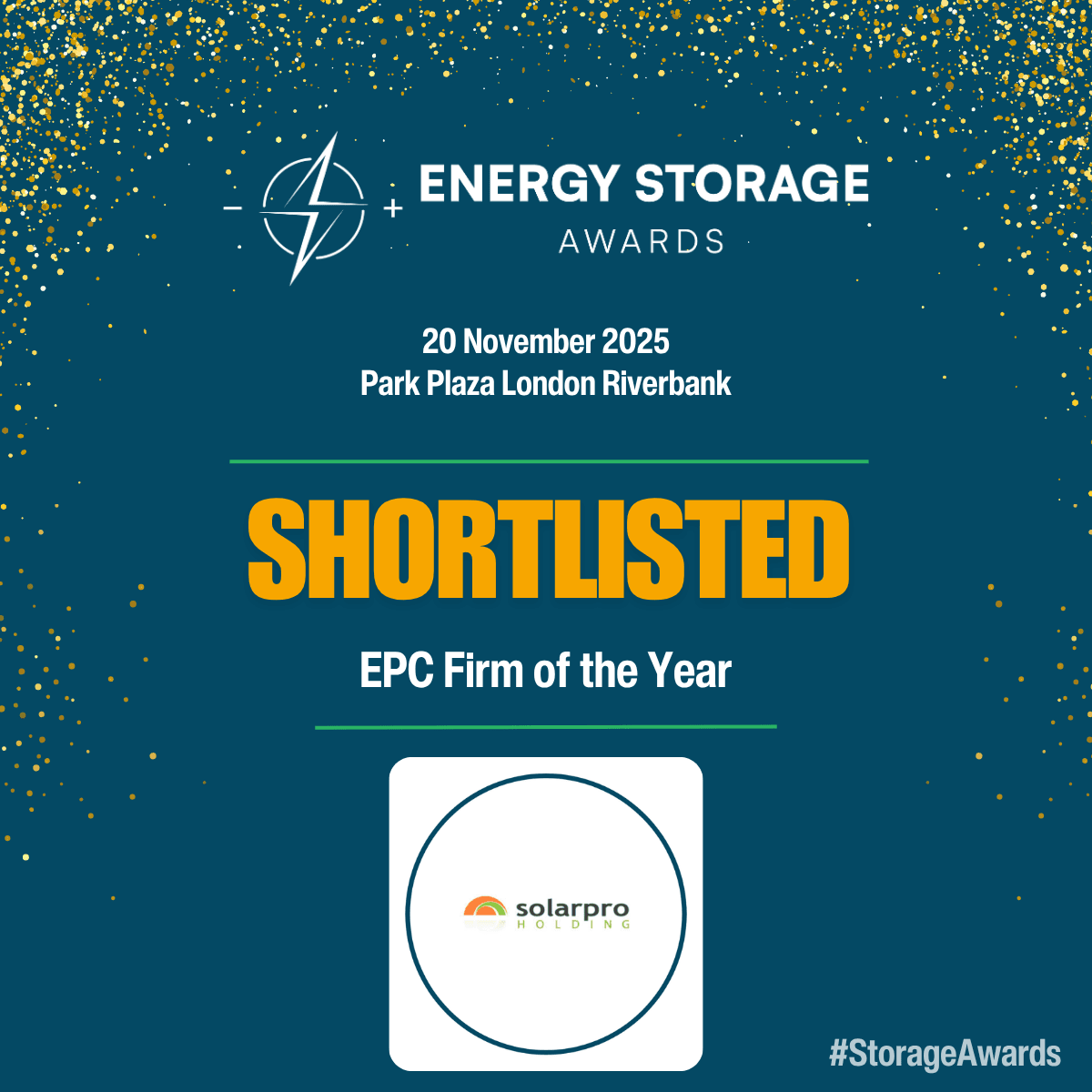Energy Storage Awards Shortlisted 2025 – EPC Firm of the Year